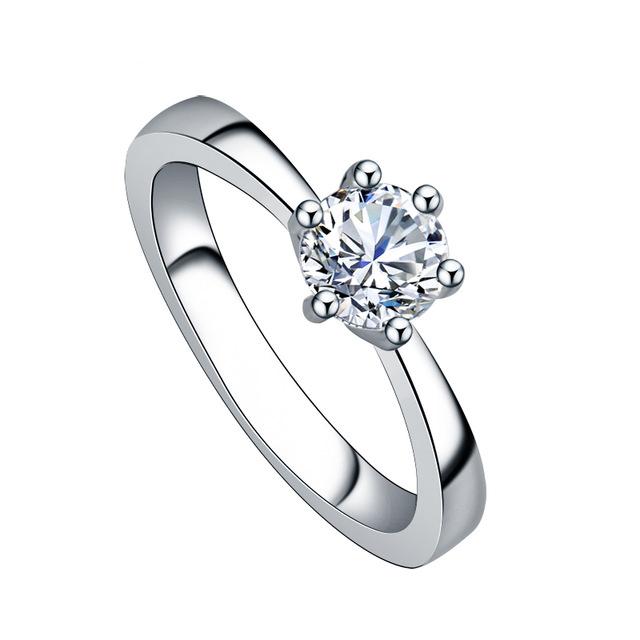 Wedding Rings Fashion Trend Women's Jewelry Luxury Crystal Engagement Ring White Cubic Zirconia Silver, Slivery;golden
Wedding Rings Fashion Trend Women's Jewelry Luxury Crystal Engagement Ring White Cubic Zirconia Silver, Slivery;golden