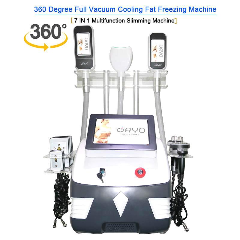 Multifunctional 360 Degree Vacuum RF Cellulite Removal Slimming Machine Freezing Fat Weight Loss Body Shaping Beauty Equipment