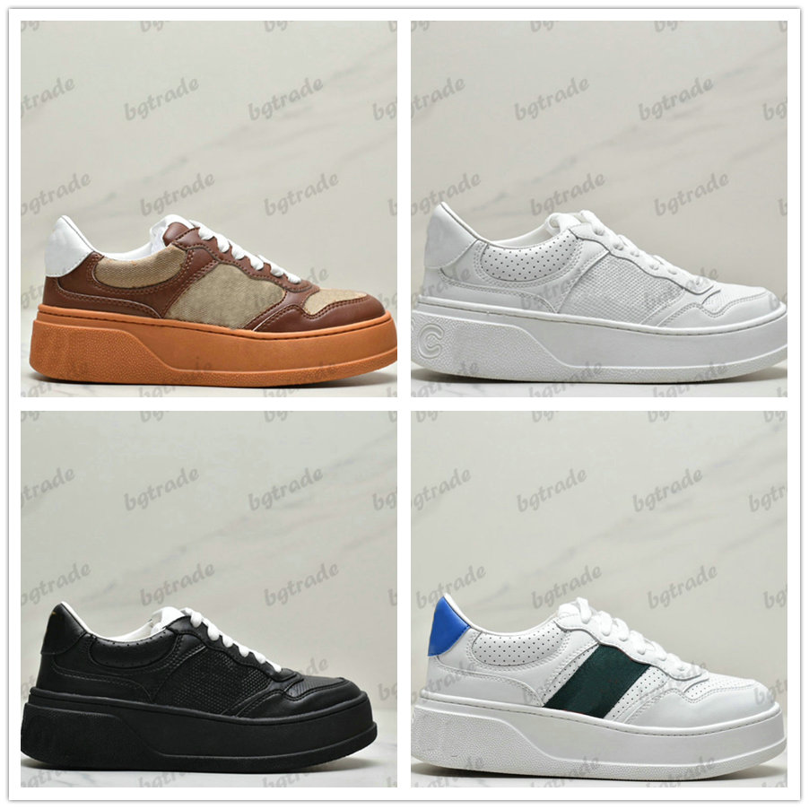 Designers Women's White Leather Sneaker with Green and red Web Luxurys Chunky B Casual Shoe
Designers Women's White Leather Sneaker with Green and red Web Luxurys Chunky B Casual Shoe