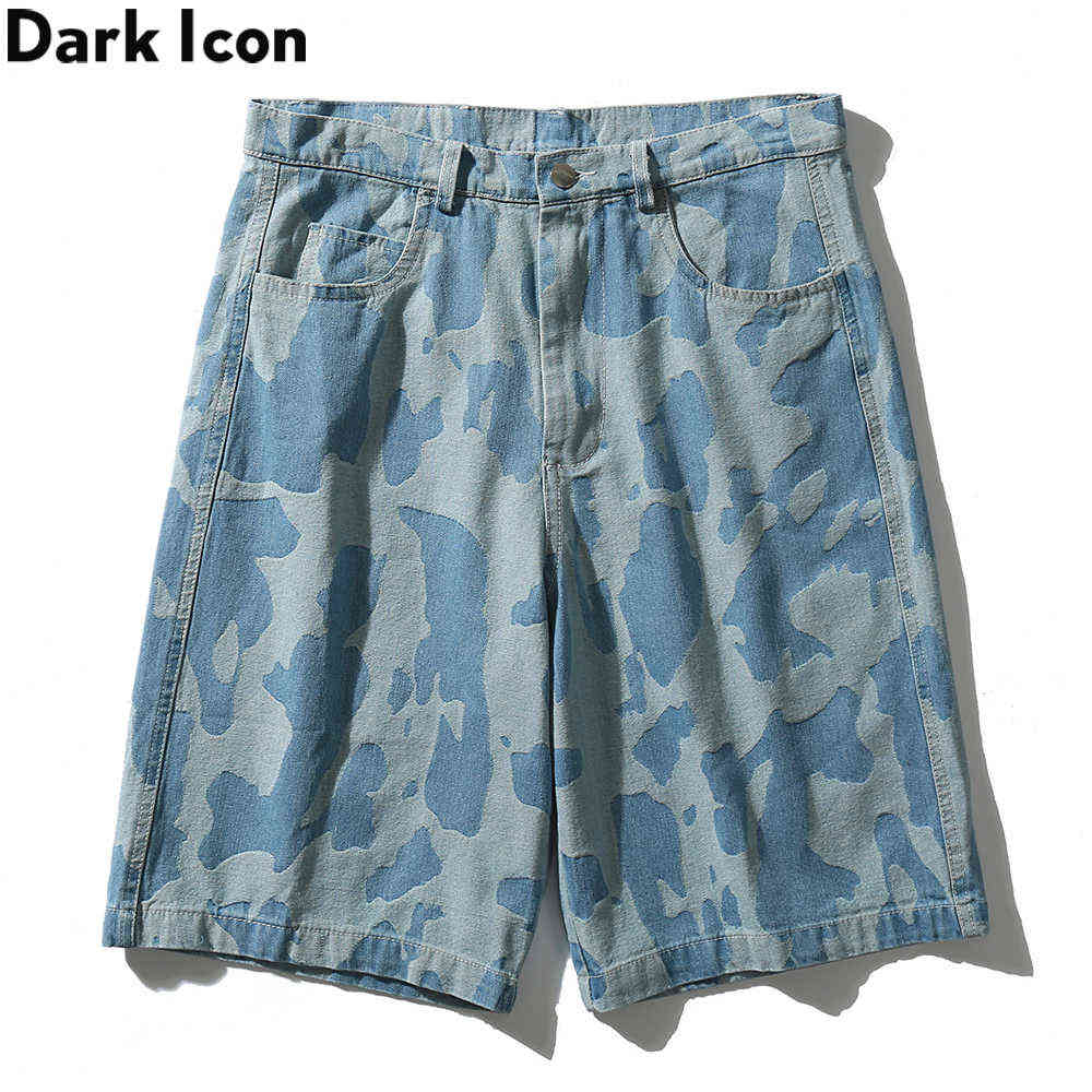 Zebra Shorts Men Summer Men's Denim Shorts 210603, Ligth blue