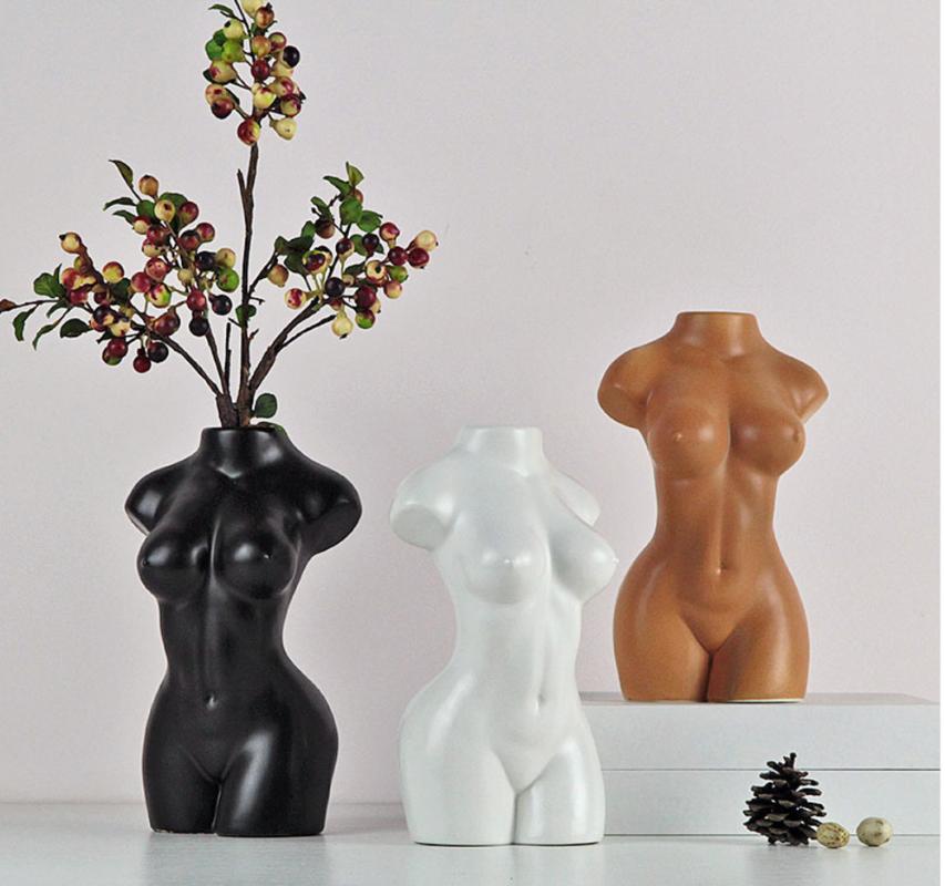 Modern Body Art Naked Girl Woonkamer Flower Piece Decor Abstract Buste Portrait Accessory Vases
Modern Body Art Naked Girl Woonkamer Flower Piece Decor Abstract Buste Portrait Accessory Vases