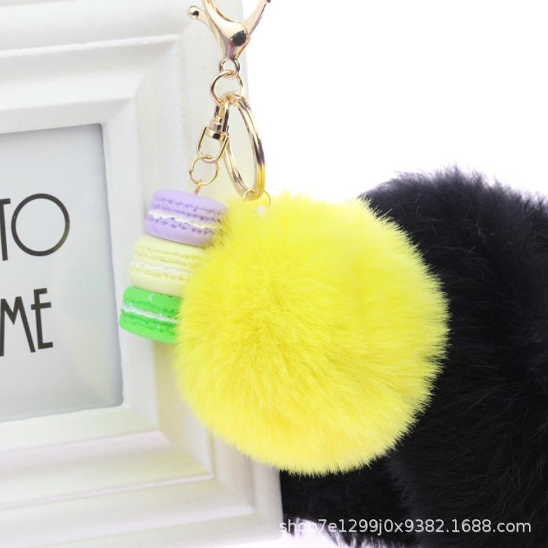 Keychains Resin Macaron Fur Ball Lovely Macaroon Key Chains Bag Charm Pom Gold Metal Keyring Car Holder Girl Party Gift
Keychains Resin Macaron Fur Ball Lovely Macaroon Key Chains Bag Charm Pom Gold Metal Keyring Car Holder Girl Party Gift