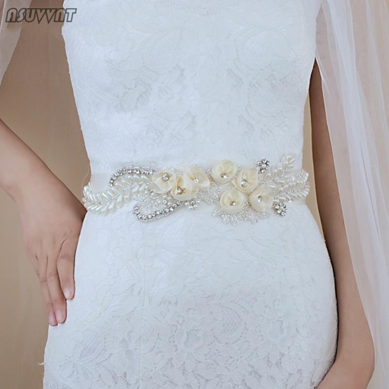 Wedding Sashes Fashion Rhinestone Belts Flowers And Pearl Bridal Sash Beaded Ribbon For Women Girl Party Dress Up
Wedding Sashes Fashion Rhinestone Belts Flowers And Pearl Bridal Sash Beaded Ribbon For Women Girl Party Dress Up