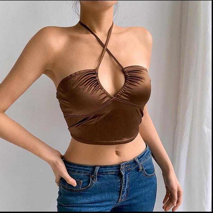 satin strappy brown y2k womens camis halter crop summer backless cami tees ladies fashion fitness camisole party, White
satin strappy brown y2k womens camis halter crop summer backless cami tees ladies fashion fitness camisole party, White