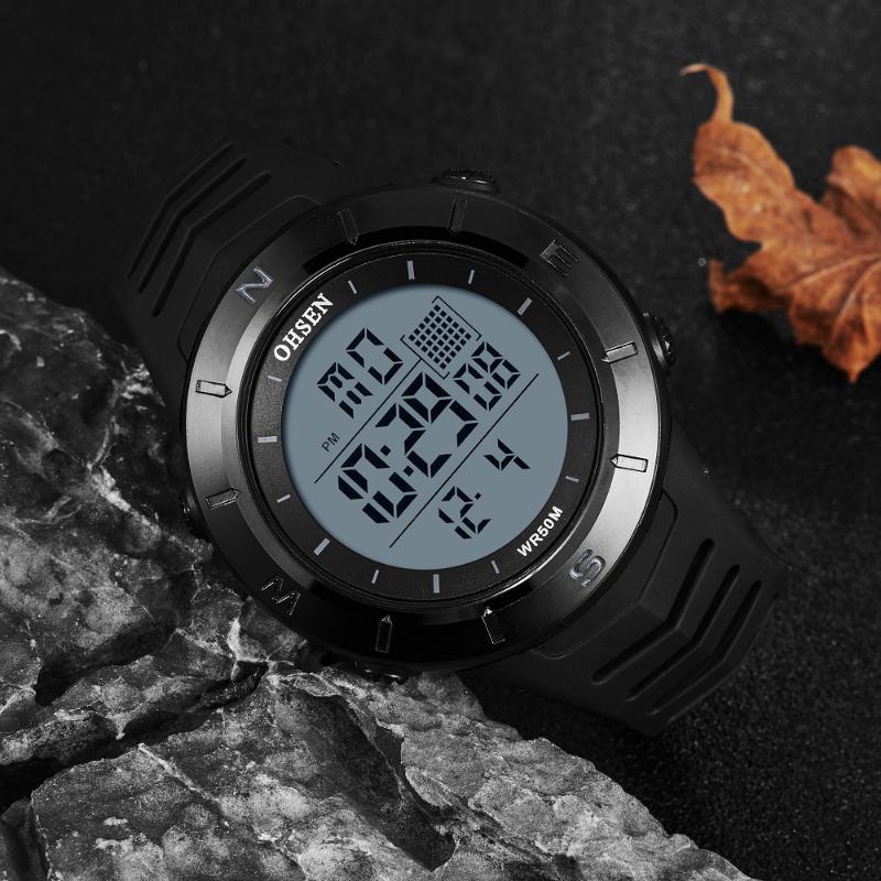 Black Digital Men Wristwatch Stopwatch OHSEN Sport Diving Militar Watch Boys Clocks Outdoor LED Fashion Montre Homme Wristwatches, Red watch
Black Digital Men Wristwatch Stopwatch OHSEN Sport Diving Militar Watch Boys Clocks Outdoor LED Fashion Montre Homme Wristwatches, Red watch
