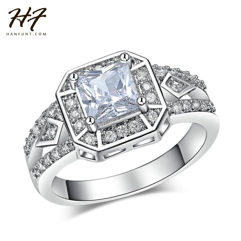 Wedding Rings Sliver Color Luxury Prince Cut Ring Engagement CZ Crystal Jewelry For Women With Austrian R554, Slivery;golden
Wedding Rings Sliver Color Luxury Prince Cut Ring Engagement CZ Crystal Jewelry For Women With Austrian R554, Slivery;golden