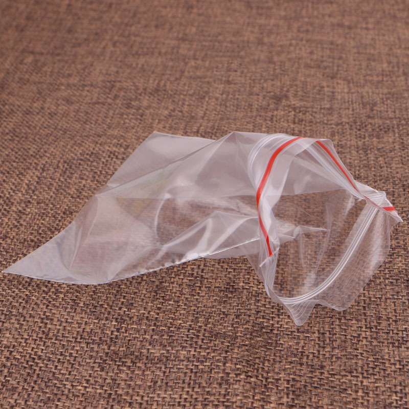 8-Maten Clear Grip Self Pressure Seal Resealable Zip Lock Plastic Bags 100-piece