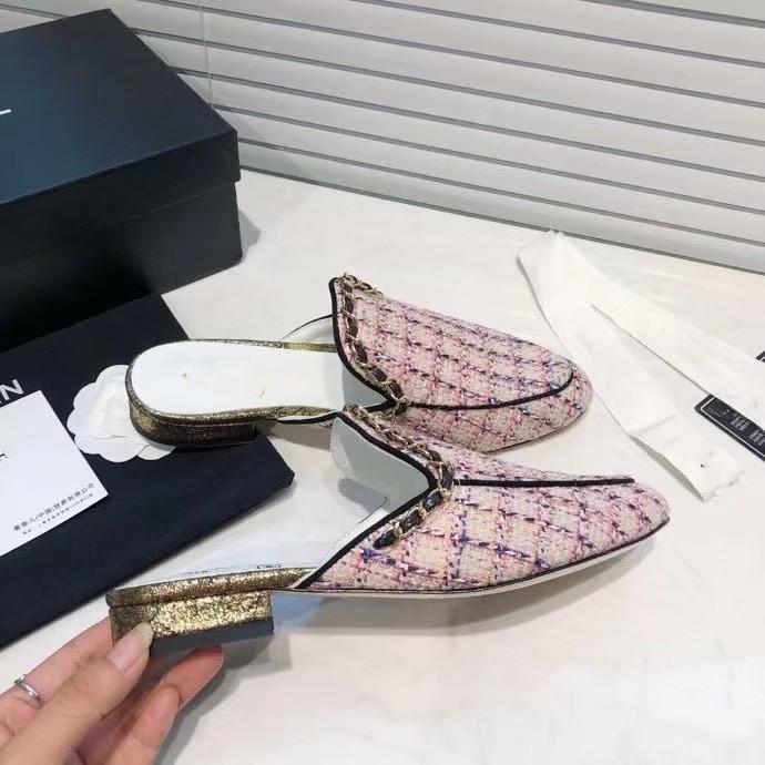 2021 early spring slippers style chain elegant ladies soft and comfortable high-quality textured, Black
2021 early spring slippers style chain elegant ladies soft and comfortable high-quality textured, Black