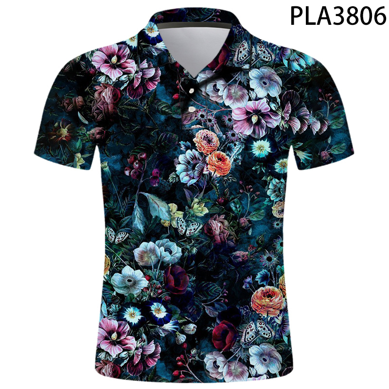 Ropa De Hombre Summer Short Sleeve Polo Homme Flower Streetwear Men 3D Printed Polo Shirt Fashion Casual Harajuku Cool Tops, Pla3803
Ropa De Hombre Summer Short Sleeve Polo Homme Flower Streetwear Men 3D Printed Polo Shirt Fashion Casual Harajuku Cool Tops, Pla3803