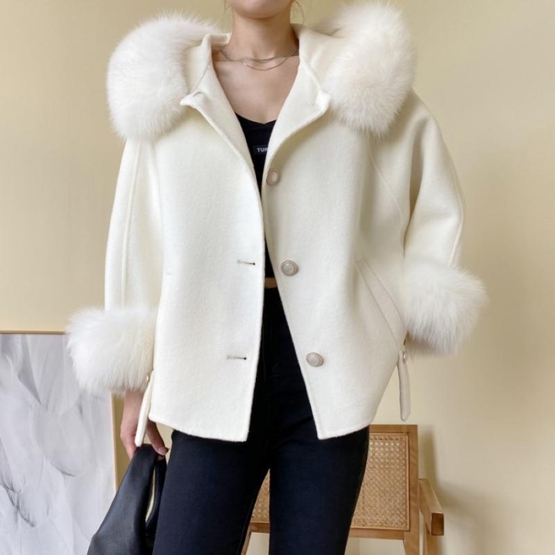 Women's Fur & Faux Top Quality 2021 Winter Fluffy Genuine Wool Cashmere Plus Size Coats Single-breasted Overcoat Hood Cuffs, Black
Women's Fur & Faux Top Quality 2021 Winter Fluffy Genuine Wool Cashmere Plus Size Coats Single-breasted Overcoat Hood Cuffs, Black
