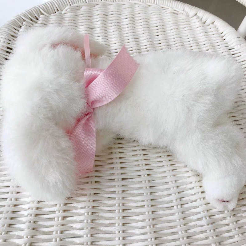 High level quality plush rabbit stuffed animal bunny toy simulation lifelike baby dolls for kids toys children home decor 210728