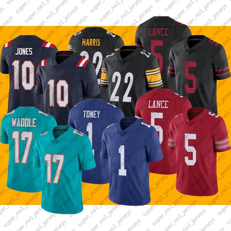 2021 Draft 5 Trey Lance Jersey 10 Mac Jones Jerseys 17 Jaylen Waddle Jersey 22 Najee Harris Kadarius Toney Football Jerseys Red White Black
2021 Draft 5 Trey Lance Jersey 10 Mac Jones Jerseys 17 Jaylen Waddle Jersey 22 Najee Harris Kadarius Toney Football Jerseys Red White Black
