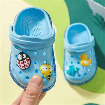 Kids Slippers for Boys Girls Cartoon Shoes Summer Toddler Flip Flops Baby Indoor Slippers Beach Swimming Slippers for Children X0703