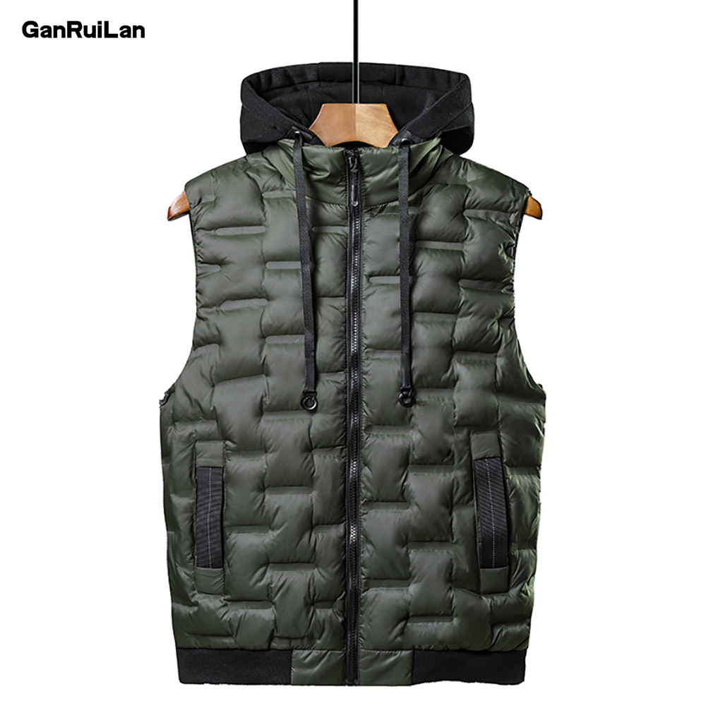 est Fashion Vest Men Winter Jacket Warm Outerwear Waistcoat Casual Vest for Hooded Jacket Man Sleeveless Men's VestB0778 210518, Army green color
est Fashion Vest Men Winter Jacket Warm Outerwear Waistcoat Casual Vest for Hooded Jacket Man Sleeveless Men's VestB0778 210518, Army green color