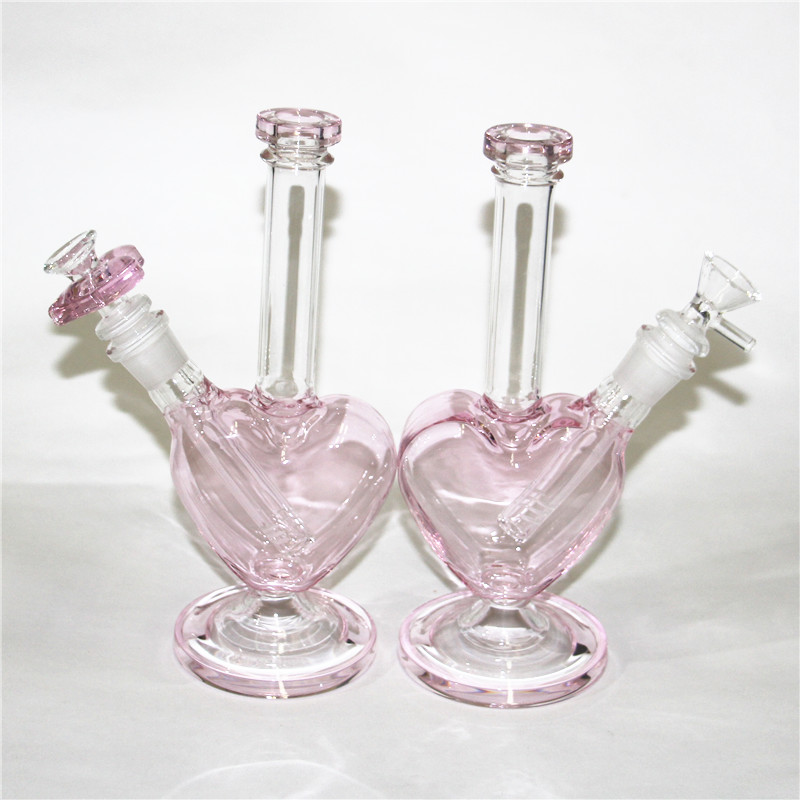9 inch Pink Glass Bong Heart Shape Hookah Shisha Beaker Dab Rig Smoking Water Pipe Filter Bubbler W ICE Catcher
9 inch Pink Glass Bong Heart Shape Hookah Shisha Beaker Dab Rig Smoking Water Pipe Filter Bubbler W ICE Catcher
