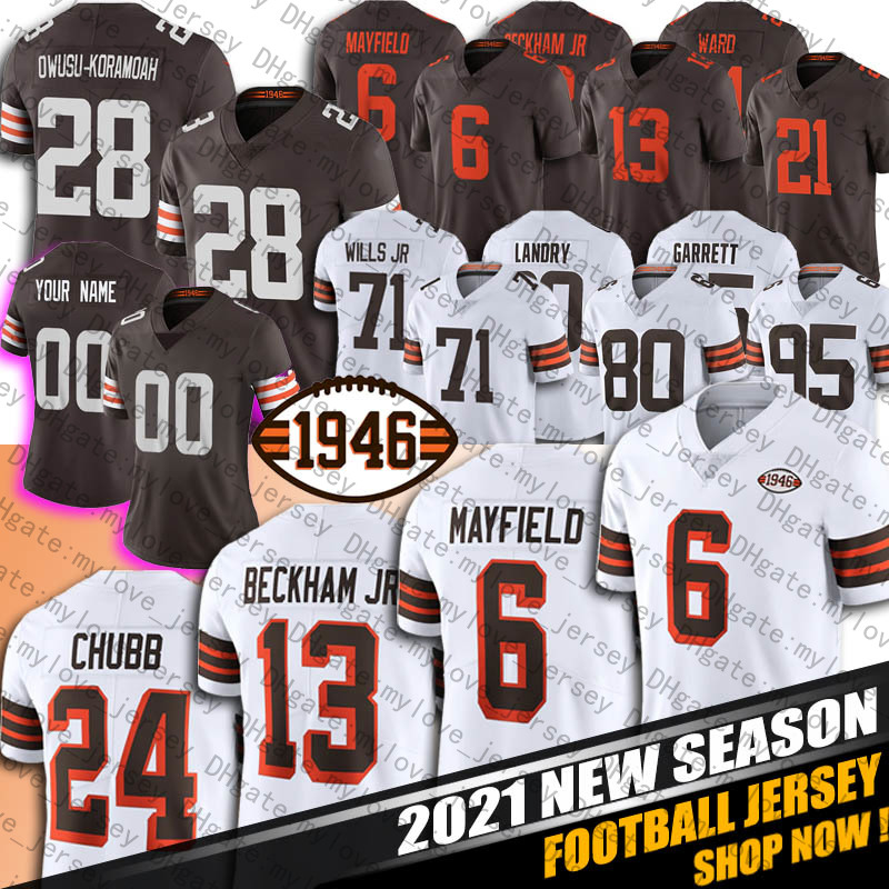 6 Baker Mayfield 13 Odell Beckham Jr Jersey 1946 Patch Owusu-Koramoah Nick Chubb Jerseys Jarvis Landry ClevelandBrowns2 Greg Newsome II, +patch man jersey (bl)
6 Baker Mayfield 13 Odell Beckham Jr Jersey 1946 Patch Owusu-Koramoah Nick Chubb Jerseys Jarvis Landry ClevelandBrowns2 Greg Newsome II, +patch man jersey (bl)