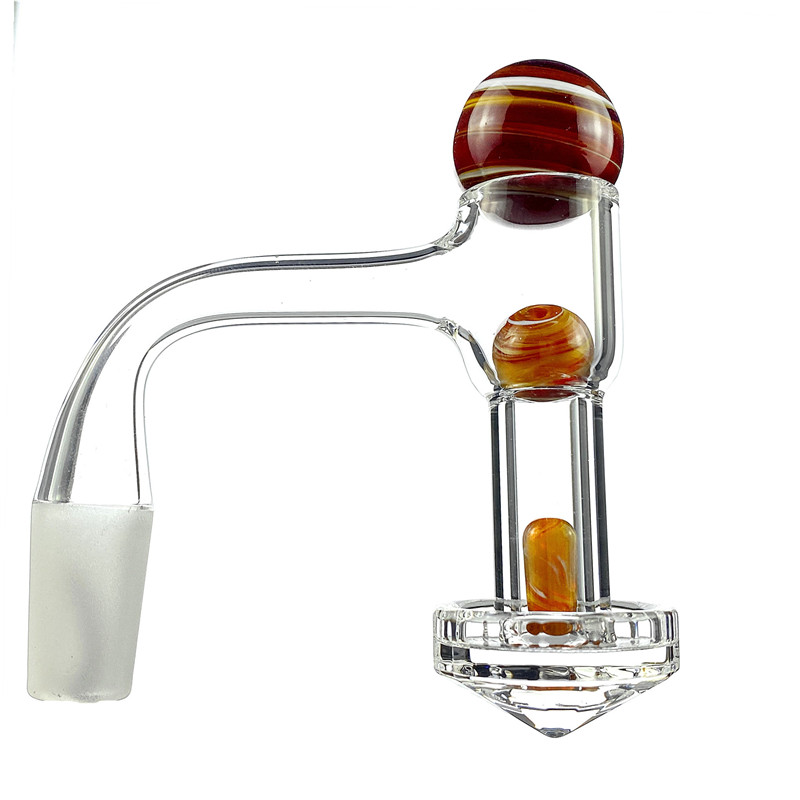 JEMQ 20mm Wide Fully Weld Kaleidoscope Terp Slurper smoking Quartz Banger With Glass Marble Ruby Pearls
JEMQ 20mm Wide Fully Weld Kaleidoscope Terp Slurper smoking Quartz Banger With Glass Marble Ruby Pearls