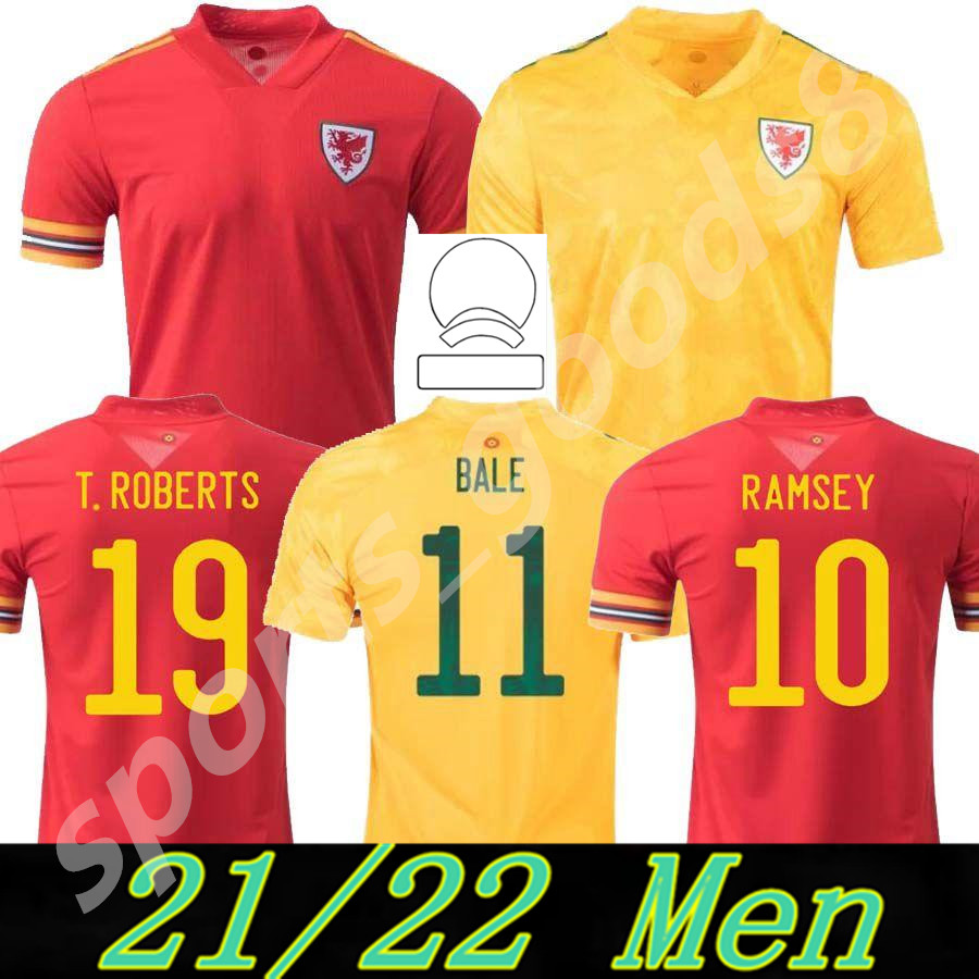 2021 Wales soccer jersey BALE ALLEN James Ben Davies Wilson camisetas home RED away maillot jerseys kids kit football shirts, Colour 1
2021 Wales soccer jersey BALE ALLEN James Ben Davies Wilson camisetas home RED away maillot jerseys kids kit football shirts, Colour 1