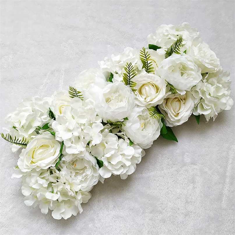 Wedding Road Cited Flowers Silk Rose Peony Hydrangea DIY Arched Door Flower Row Window T Station Decoration 50cm 220106
Wedding Road Cited Flowers Silk Rose Peony Hydrangea DIY Arched Door Flower Row Window T Station Decoration 50cm 220106