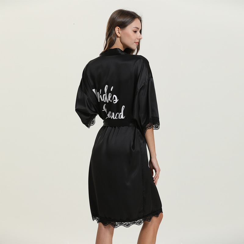 imitation women's lace  nightgown english printed silk bathrobe pajamas housewear, Black;red 
imitation women's lace  nightgown english printed silk bathrobe pajamas housewear, Black;red