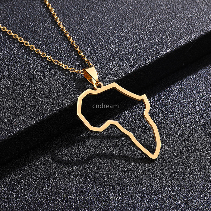 Gold Africa Map Graph Pendant Necklace Stainless Steel Hip Hop Chains Necklaces for Women Men Fashion Jewelry, Silver
Gold Africa Map Graph Pendant Necklace Stainless Steel Hip Hop Chains Necklaces for Women Men Fashion Jewelry, Silver