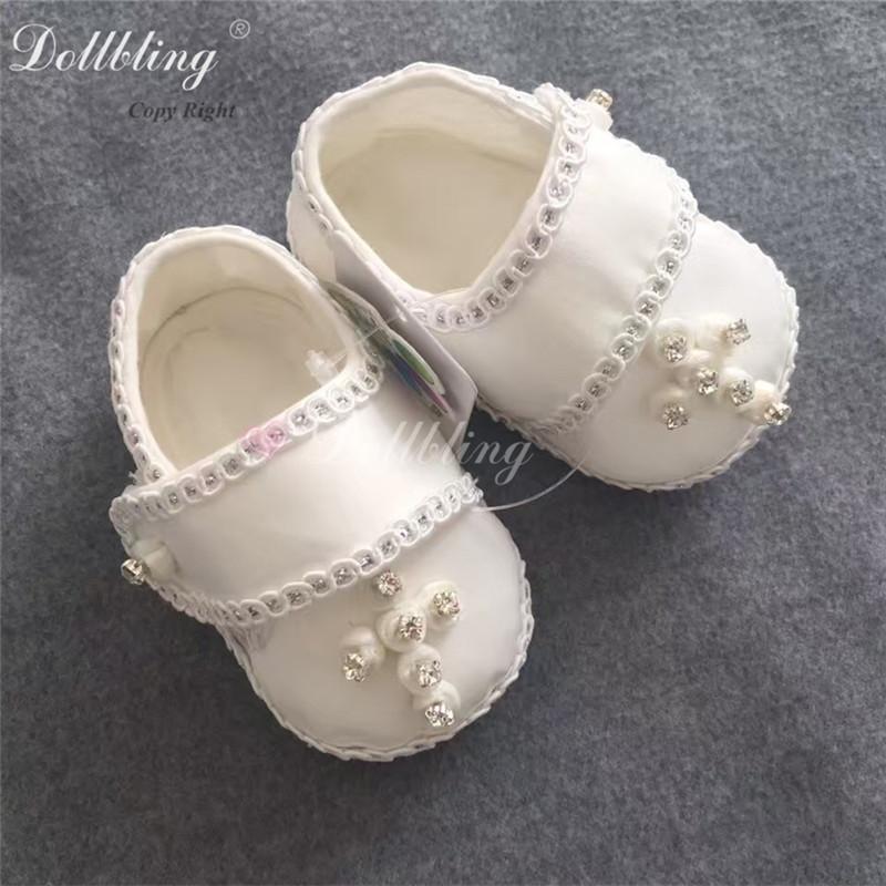 First Walkers Flower Boy Baby Christening Baptism Nobility Prince White Custom Jesus Christian Cross Rhinstones Sewing Handmade Infant Shoes
First Walkers Flower Boy Baby Christening Baptism Nobility Prince White Custom Jesus Christian Cross Rhinstones Sewing Handmade Infant Shoes