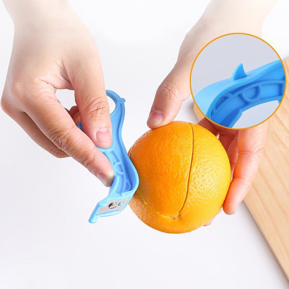 Multi-functional Apple Dunschiller Kitchen Tool Plastic Ring Fruit Orange Dunschiller