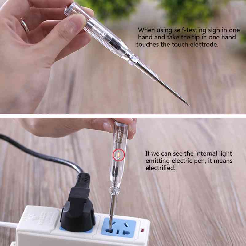 100-500V Multifunctional Lead Electric Tester Pen Screwdriver Voltage Detector