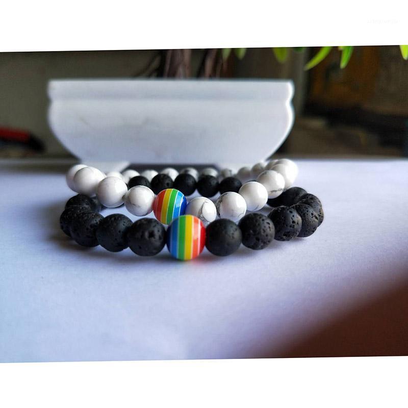 Beaded, Strands Pcs Set Couples Distance Bracelet Natural Stone Rainbow Lava Yin Yang Beaded Bracelets For Men Friend, Black
Beaded, Strands Pcs Set Couples Distance Bracelet Natural Stone Rainbow Lava Yin Yang Beaded Bracelets For Men Friend, Black