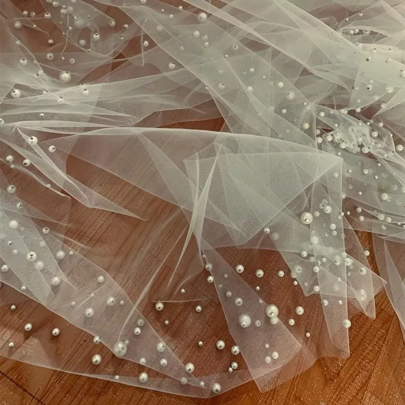 Fashion Head Beading Wedding Veils Appliques Lace Bridal for Girls Cathedral Luxury Long Chapel Length Beaded