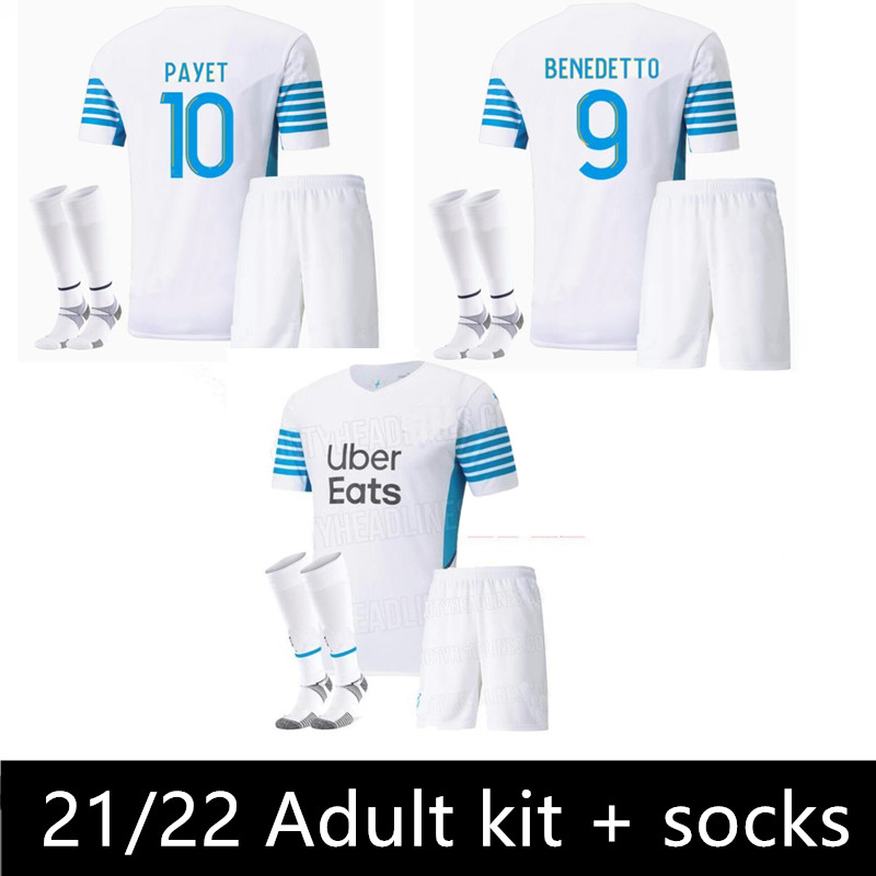 adult kit+socks 21 22 Marseille soccer jersey Olympique 2021 2022 OM MILIK maillot foot CUISANCE THAUVIN BENEDETTO KAMARA PAYET football shirts men LUIS HENRIQUE, Picture
adult kit+socks 21 22 Marseille soccer jersey Olympique 2021 2022 OM MILIK maillot foot CUISANCE THAUVIN BENEDETTO KAMARA PAYET football shirts men LUIS HENRIQUE, Picture
