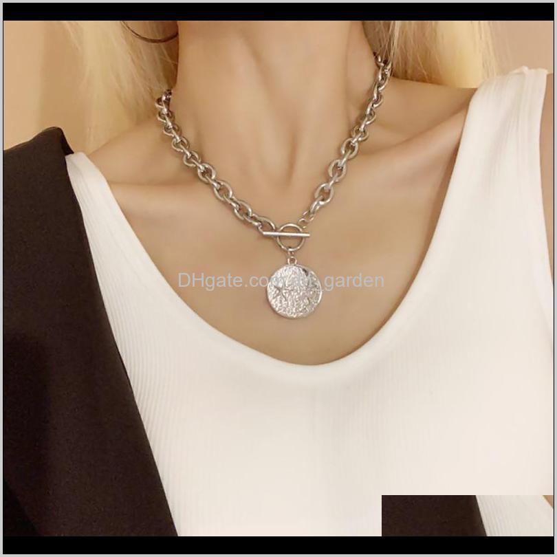 & Pendants Jewelry Fashion Hiphop Street Stainless Steel Brass Plated 18K Gold Moon Star Coin Pendant Chunky Chain Necklaces For Women Drop
& Pendants Jewelry Fashion Hiphop Street Stainless Steel Brass Plated 18K Gold Moon Star Coin Pendant Chunky Chain Necklaces For Women Drop