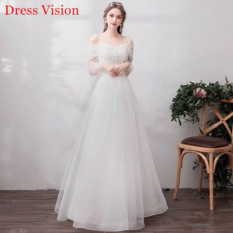 Vestido De Noiva Lace Wedding Dress Robe De Soiree Bride To Be Robe De Marie Lace-Up, White
Vestido De Noiva Lace Wedding Dress Robe De Soiree Bride To Be Robe De Marie Lace-Up, White