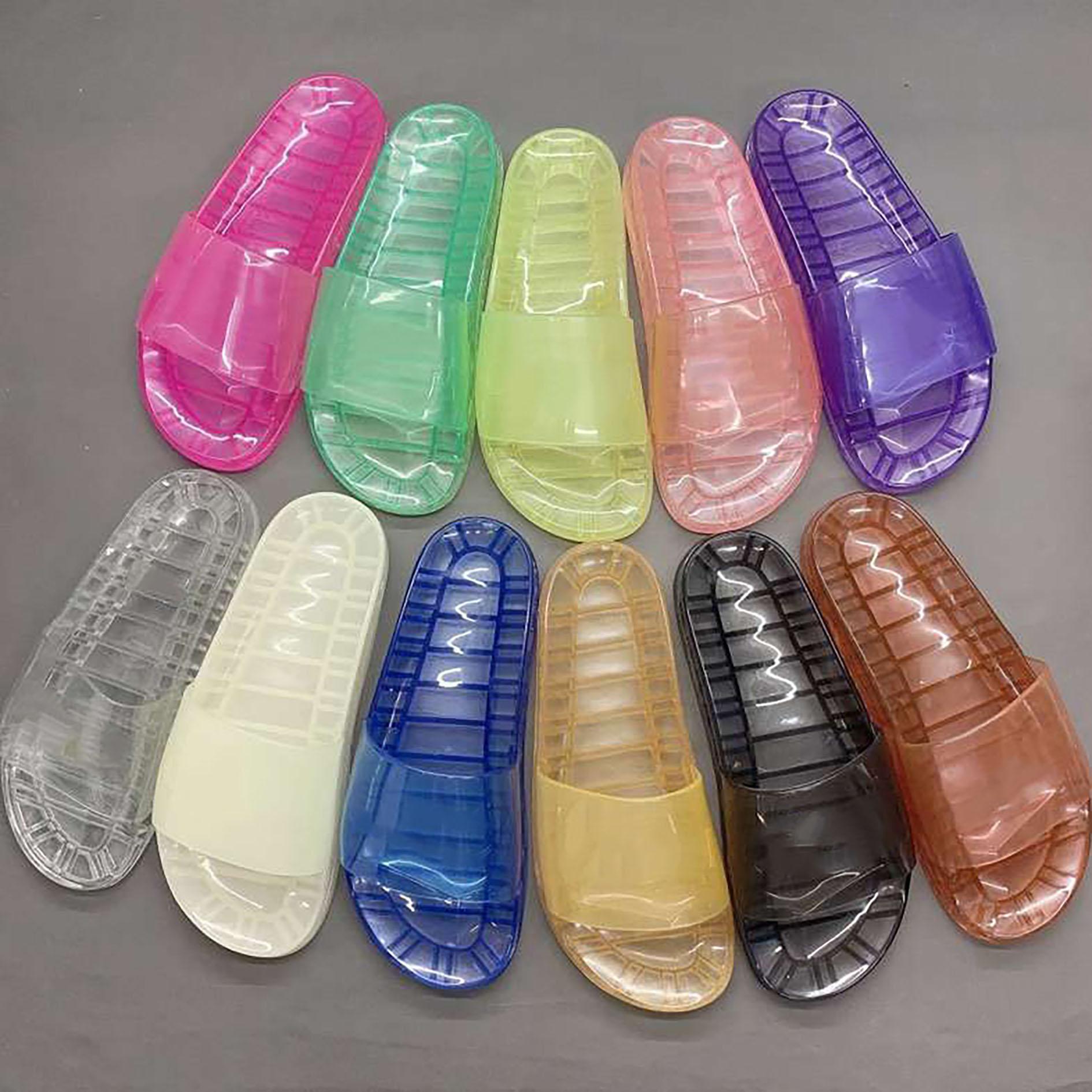 Women Jelly Slippers Fashion Transparent Sandals Summer men Beach Slides Crystal Rubber Slipper Ladies Fruit Letter Slipper With Box
Women Jelly Slippers Fashion Transparent Sandals Summer men Beach Slides Crystal Rubber Slipper Ladies Fruit Letter Slipper With Box