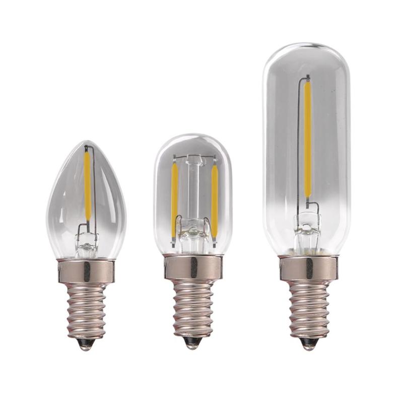 

Bulbs Dimmable E14 LED Filament Bulb 1W 220V E12 110V Lamp Edison Retro Light Daylight 4000K Chandeliers