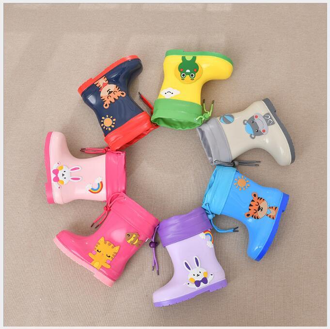 Girl Rainboots Classic Waterproof Children' Shoes Kids Rain Boots Pvc Rubber Baby Water Boy, Black;grey
Girl Rainboots Classic Waterproof Children' Shoes Kids Rain Boots Pvc Rubber Baby Water Boy, Black;grey