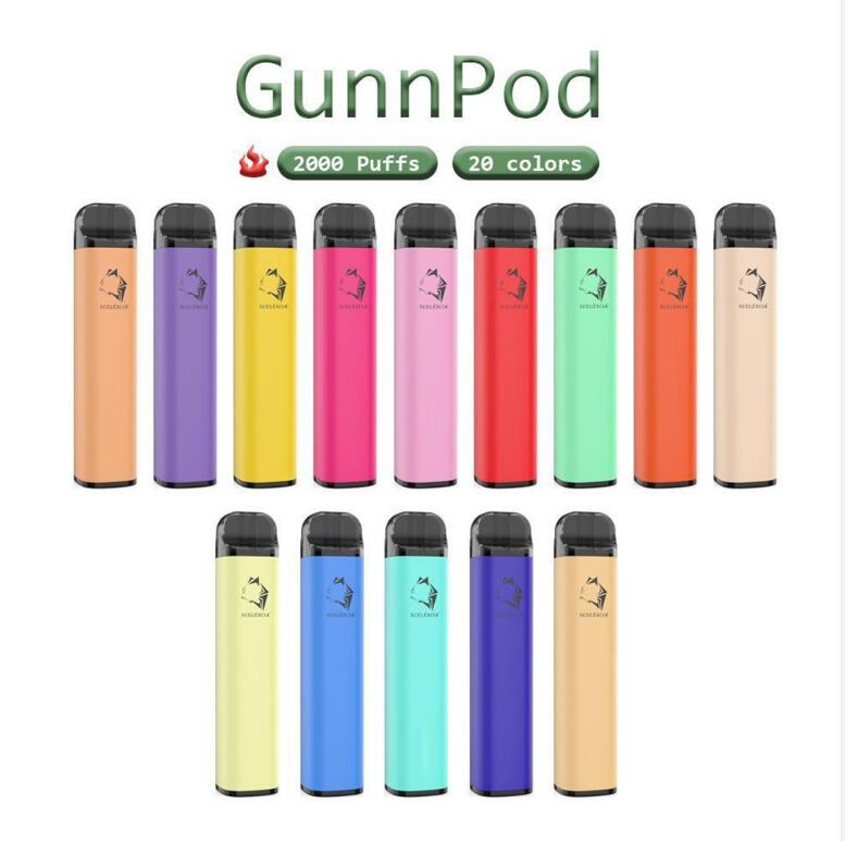 Gunnpod 2000 puffs Disposable E-cigarettes Vape pens Pods Device VS Puff XXL Pre-filled Kit e cigarettes bang plus AIR BAR DIAMOND max
Gunnpod 2000 puffs Disposable E-cigarettes Vape pens Pods Device VS Puff XXL Pre-filled Kit e cigarettes bang plus AIR BAR DIAMOND max