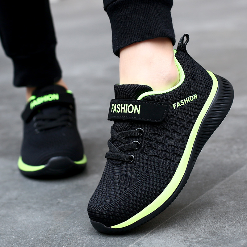 2021 Fashion Kids Sport Shoes Boys Hook&Loop Running Sneakers Breathable Mesh Casual Sneakers Children Walking Shoes 5-12 Years, Black gray
2021 Fashion Kids Sport Shoes Boys Hook&Loop Running Sneakers Breathable Mesh Casual Sneakers Children Walking Shoes 5-12 Years, Black gray