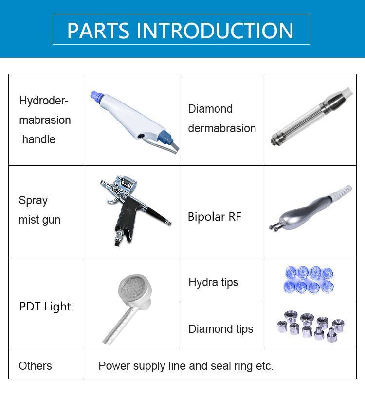 High quality Hydro Facial Hydra Microdermabrasion Skin Suction Device Ultrasound Peeling Treatment BIO-Lifting Care Equipment