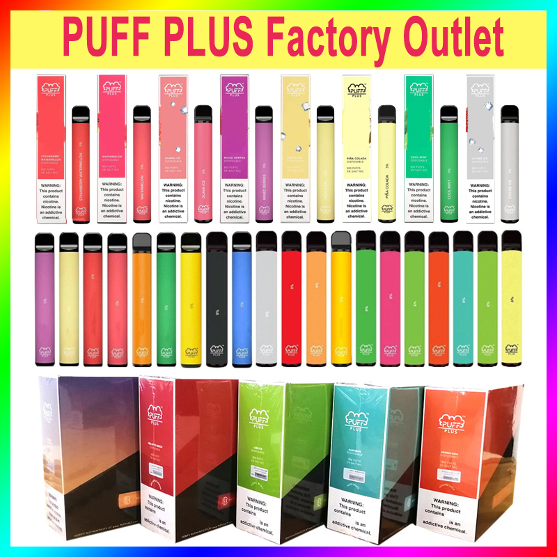 Factory Outlet Puff bar plus Disposable Vape Pen e cigarette Device 800 puffs 78 colors in stock 3.2mL PreFilled Vapes Cartridge 550mAh Battery
Factory Outlet Puff bar plus Disposable Vape Pen e cigarette Device 800 puffs 78 colors in stock 3.2mL PreFilled Vapes Cartridge 550mAh Battery