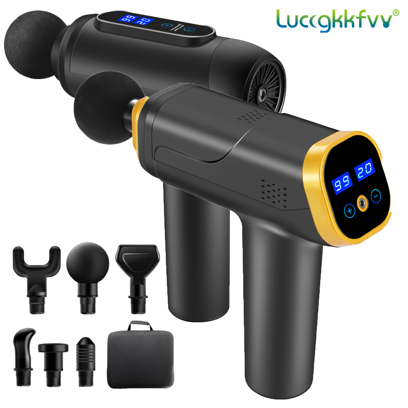 Massage Gun For Body and Neck Massager Deep Muscle Tissue Relaxation Slimming Pain Relief Fascial Gun Fitness
Massage Gun For Body and Neck Massager Deep Muscle Tissue Relaxation Slimming Pain Relief Fascial Gun Fitness