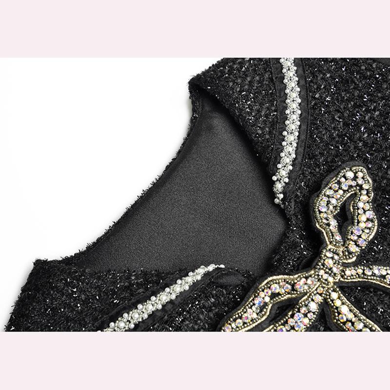 Casual Dresses HIGH QUALITY Est Fashion 2021 Navy Collar Long Sleeve Beaded Diamond Thick Dress, As pic
Casual Dresses HIGH QUALITY Est Fashion 2021 Navy Collar Long Sleeve Beaded Diamond Thick Dress, As pic