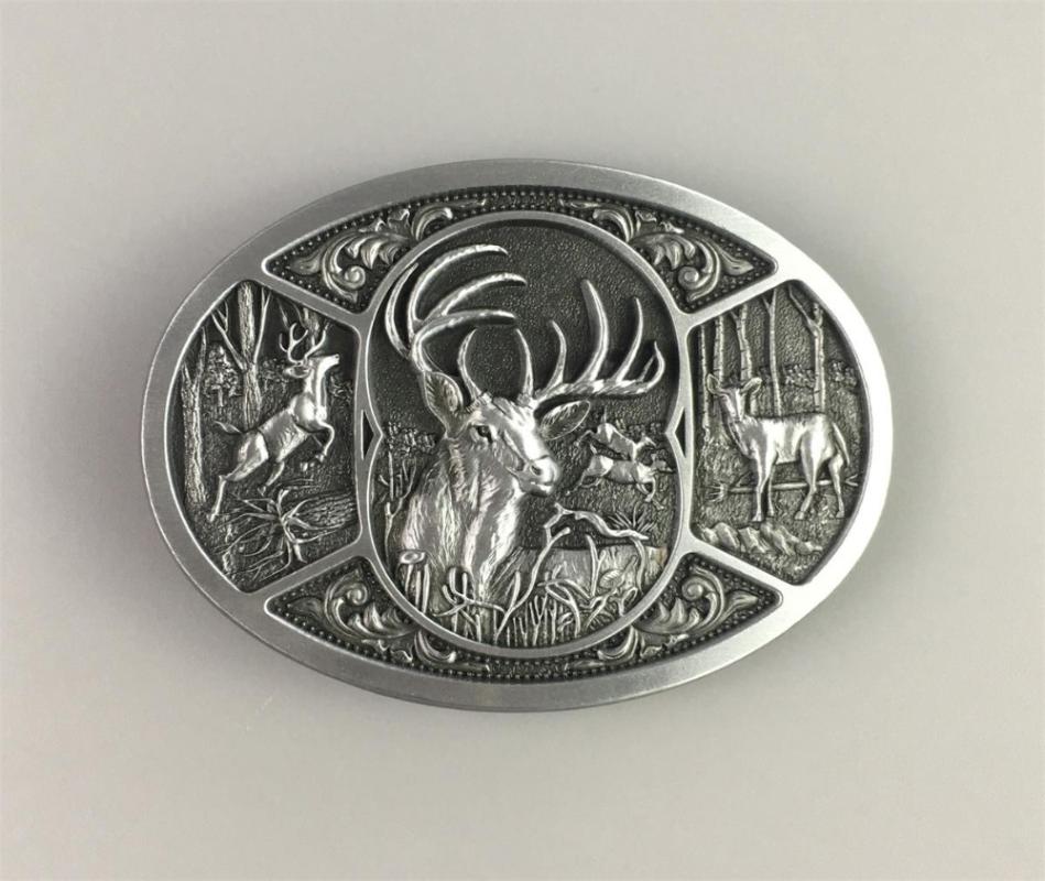 Vintage Western Deer Hunting Belt Buckle Also Stock In US Gurtelschnalle Boucle De Ceinture BUCKLE-WT151AS Belts, As pic
Vintage Western Deer Hunting Belt Buckle Also Stock In US Gurtelschnalle Boucle De Ceinture BUCKLE-WT151AS Belts, As pic