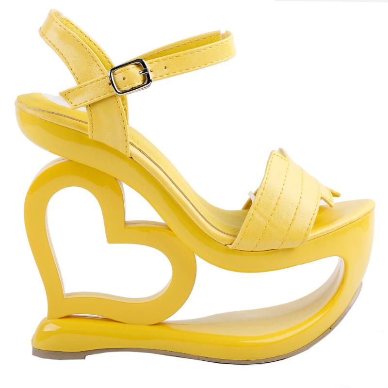 Yellow Strappy Heart Heel Wedge Bridesmaid Wedding Sandals Size 4/5/6/7/8/9/10 Dress Shoes
Yellow Strappy Heart Heel Wedge Bridesmaid Wedding Sandals Size 4/5/6/7/8/9/10 Dress Shoes