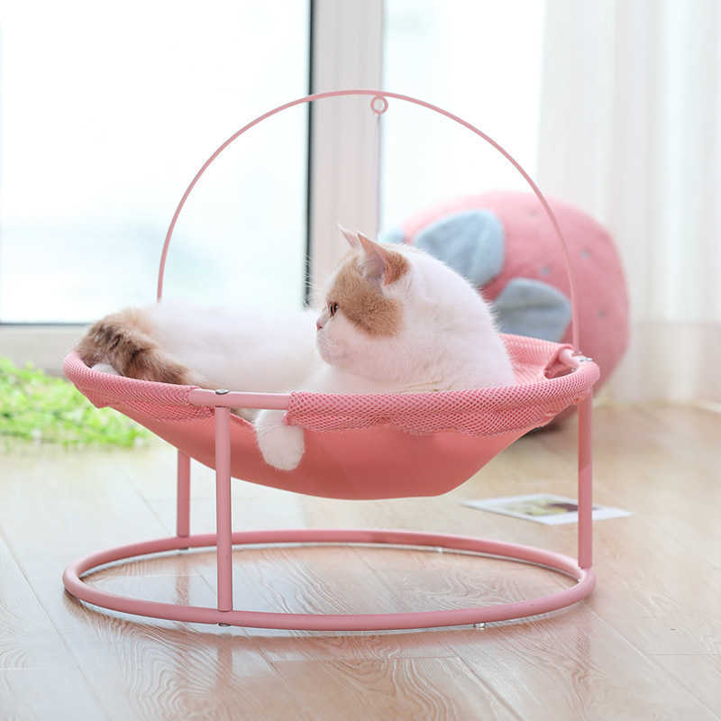 HOOPET Pet Hammock Cats Beds Indoor Cat House Mat for Warm Small Dogs Bed Kitten Window Lounger Cute Sleeping Mats 210713