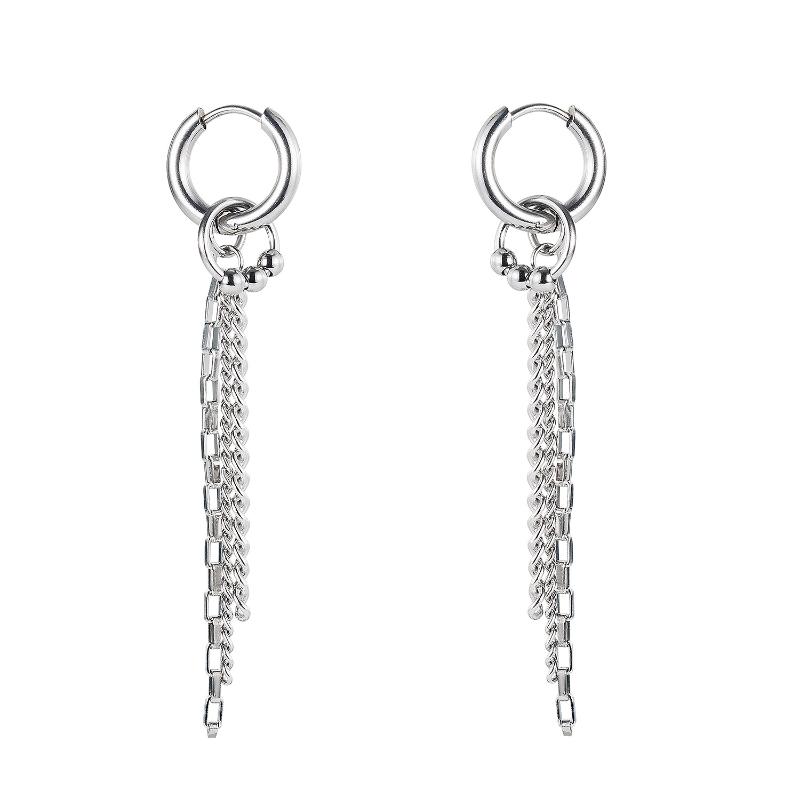 Dangle & Chandelier FAMI Long Tassel Chain Earrings Nightclub Rock Hip Hop Style Stainless Steel
Dangle & Chandelier FAMI Long Tassel Chain Earrings Nightclub Rock Hip Hop Style Stainless Steel