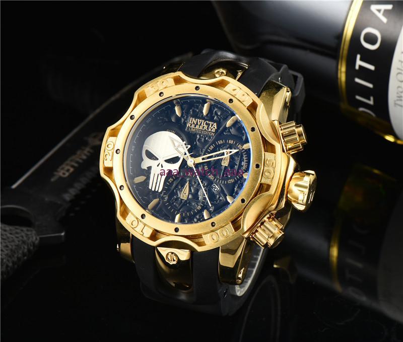 2021 3A New Mens Watch Skull dial Multiple Styles INVICT Fashion Casual Watches Rubber strap clock Hot Items, Slivery;brown
2021 3A New Mens Watch Skull dial Multiple Styles INVICT Fashion Casual Watches Rubber strap clock Hot Items, Slivery;brown