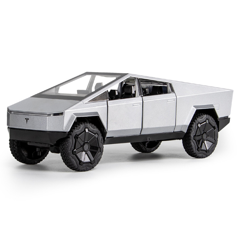Diecast Model Cars 124 Tesla Cybertruck Pickup Alloy Diecasts & Toy Vehicles Metal Toy Car Model Sound and light Pull back Collection Kids
Diecast Model Cars 124 Tesla Cybertruck Pickup Alloy Diecasts & Toy Vehicles Metal Toy Car Model Sound and light Pull back Collection Kids