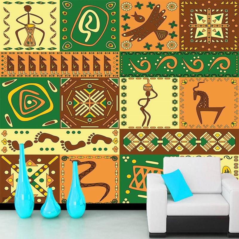 Wallpapers Papel De Parede African Style Retro Pattern 3d Wallpaper,living Room TV Wall Bedroom Papers Home Decor Resauant Mural, Embossed wallpaper
Wallpapers Papel De Parede African Style Retro Pattern 3d Wallpaper,living Room TV Wall Bedroom Papers Home Decor Resauant Mural, Embossed wallpaper