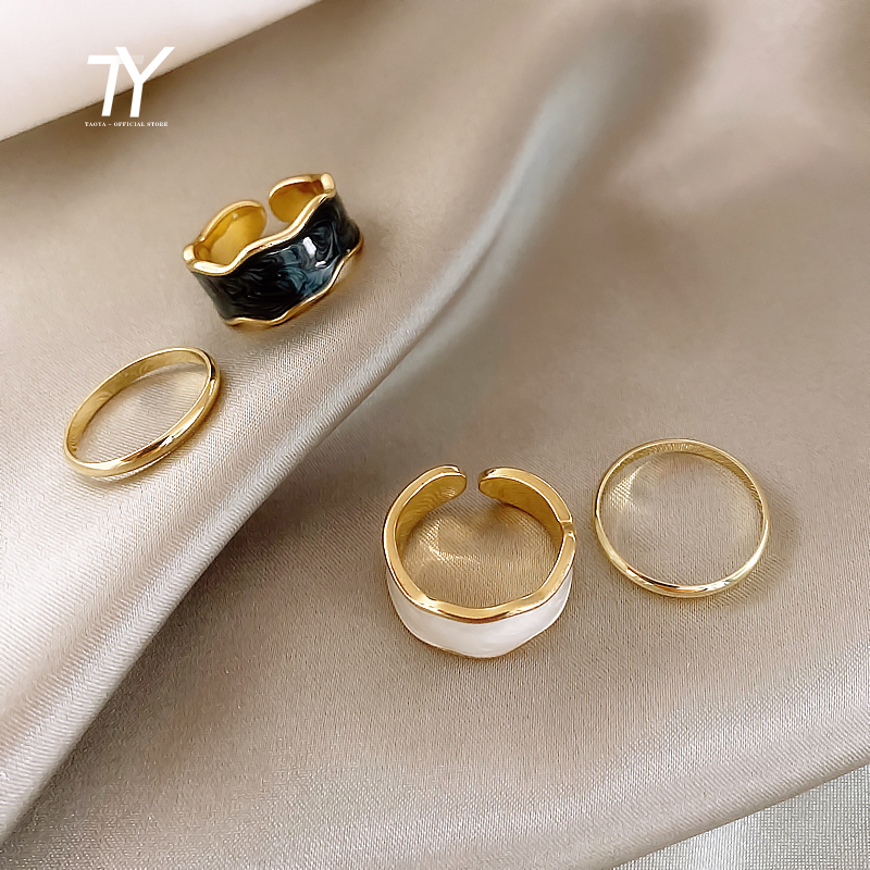 2021 Fashion Drop Glaze Craft Irregular Two Piece Open Ring For Woman Luxury Party Girls Unusual Rings Sexy Korean Jewelry, Silver
2021 Fashion Drop Glaze Craft Irregular Two Piece Open Ring For Woman Luxury Party Girls Unusual Rings Sexy Korean Jewelry, Silver